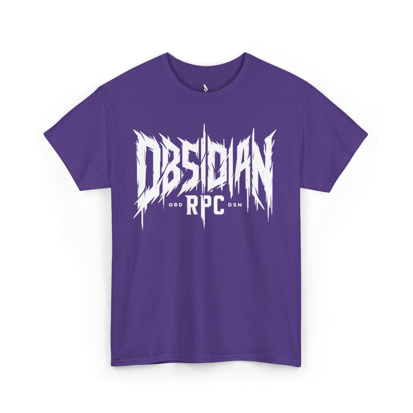 Obsidian Warrior Graphic Unisex Heavy Cotton Tee - Bold Streetwear for Gamers