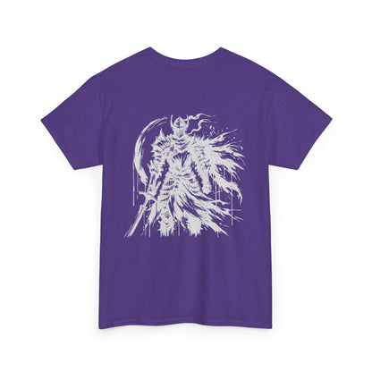 Obsidian Warrior Graphic Unisex Heavy Cotton Tee - Bold Streetwear for Gamers