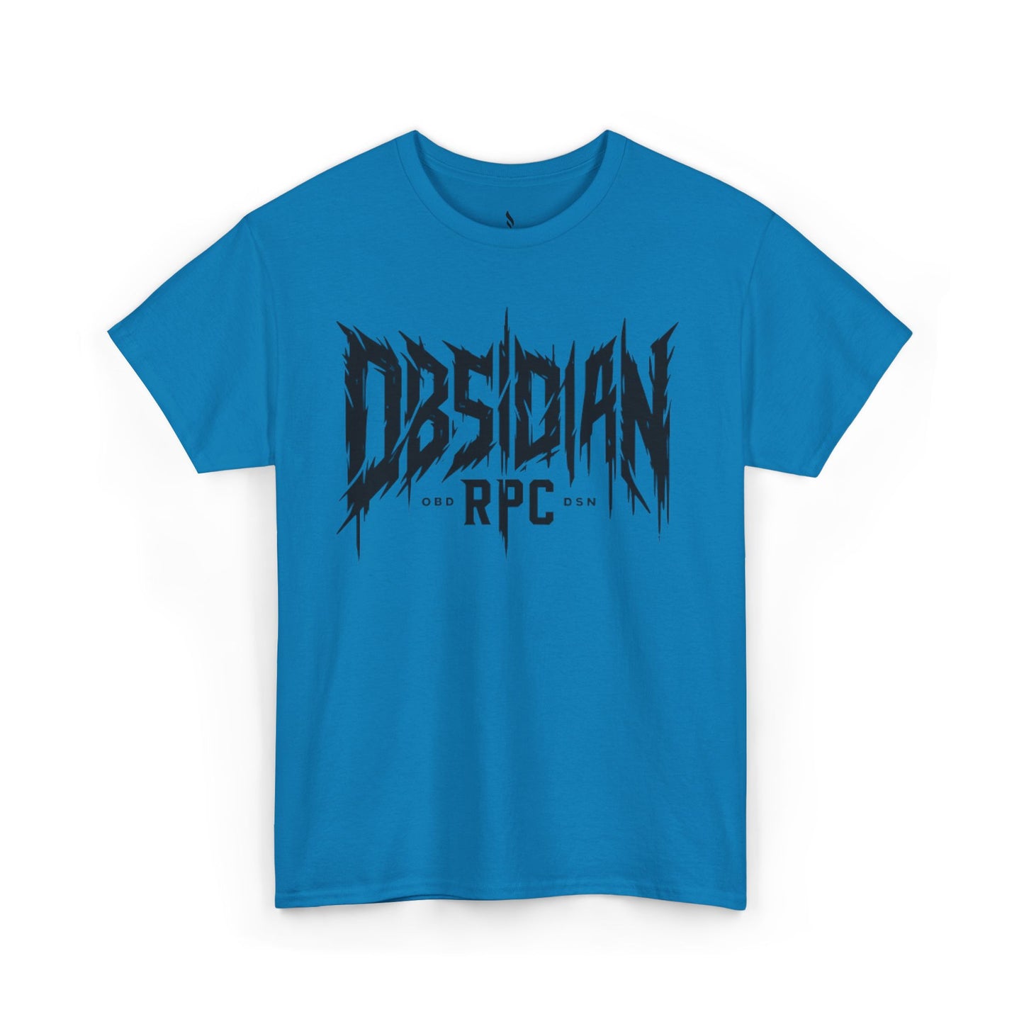 Obsidian Warrior Graphic Unisex Heavy Cotton Tee - Bold Streetwear for Gamers