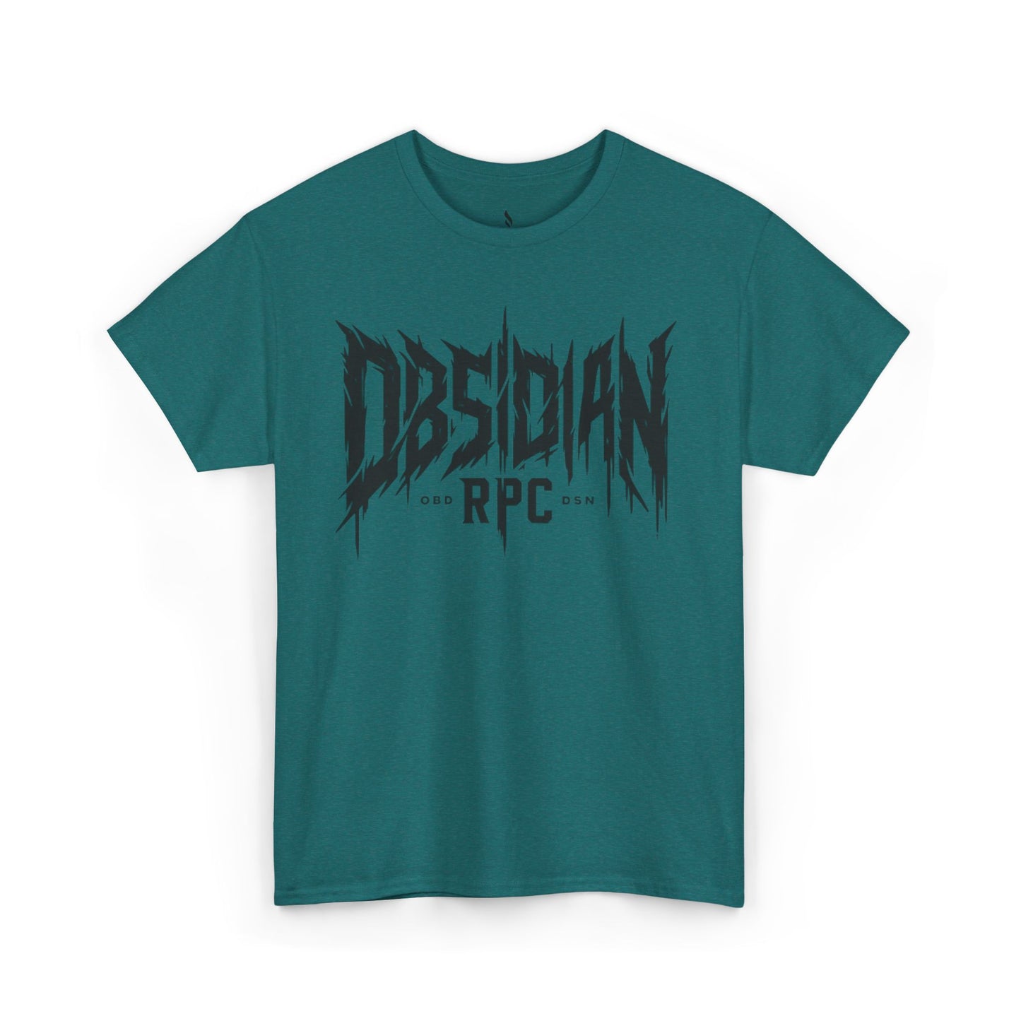 Obsidian Warrior Graphic Unisex Heavy Cotton Tee - Bold Streetwear for Gamers