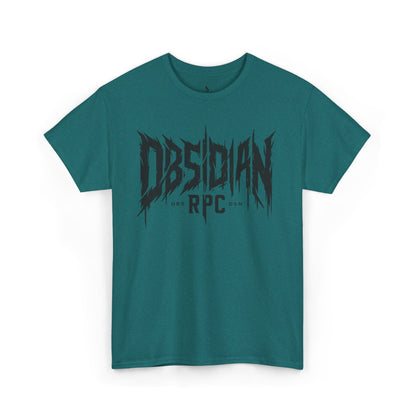 Obsidian Warrior Graphic Unisex Heavy Cotton Tee - Bold Streetwear for Gamers