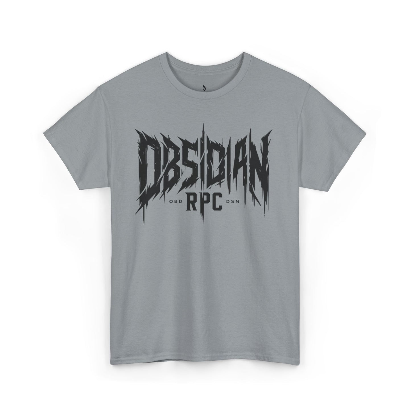 Obsidian Warrior Graphic Unisex Heavy Cotton Tee - Bold Streetwear for Gamers