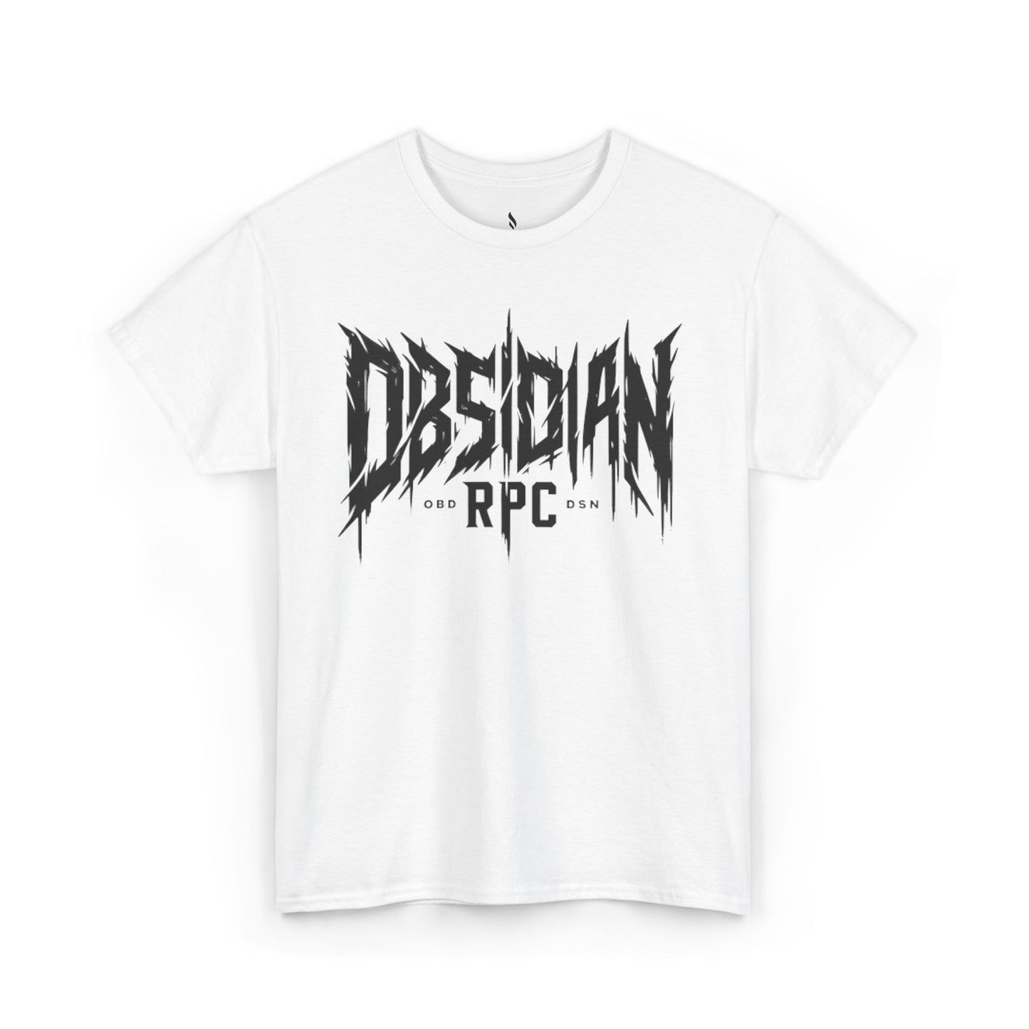 Obsidian Warrior Graphic Unisex Heavy Cotton Tee - Bold Streetwear for Gamers