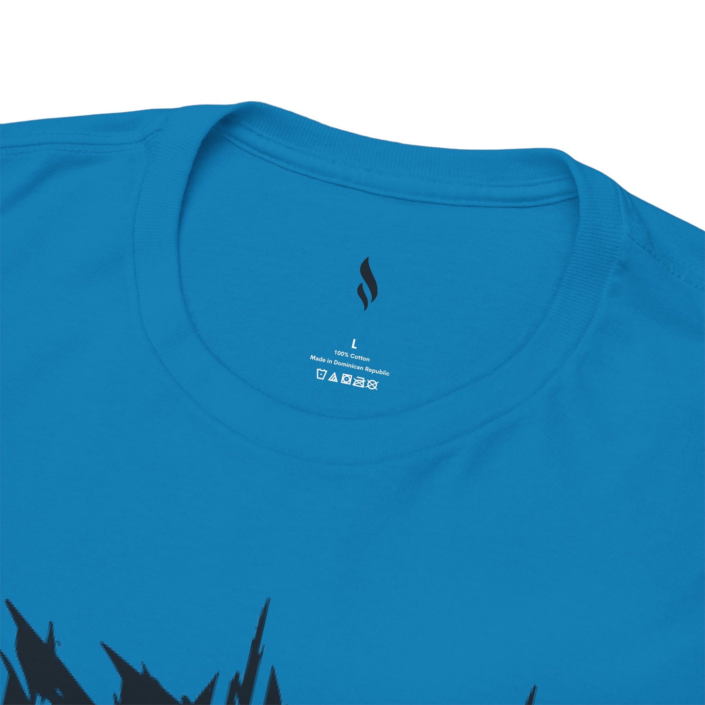 Obsidian Warrior Graphic Unisex Heavy Cotton Tee - Bold Streetwear for Gamers
