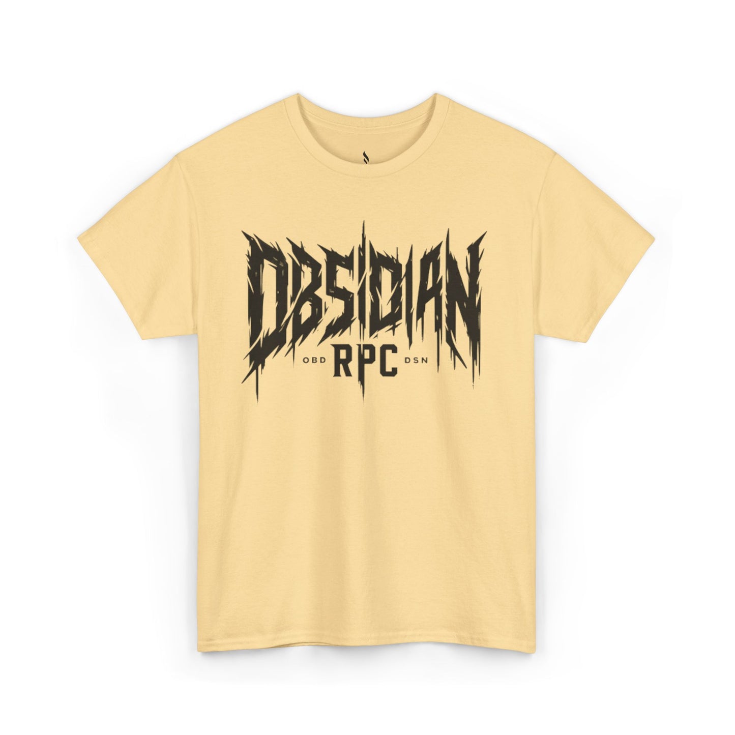 Obsidian Warrior Graphic Unisex Heavy Cotton Tee - Bold Streetwear for Gamers