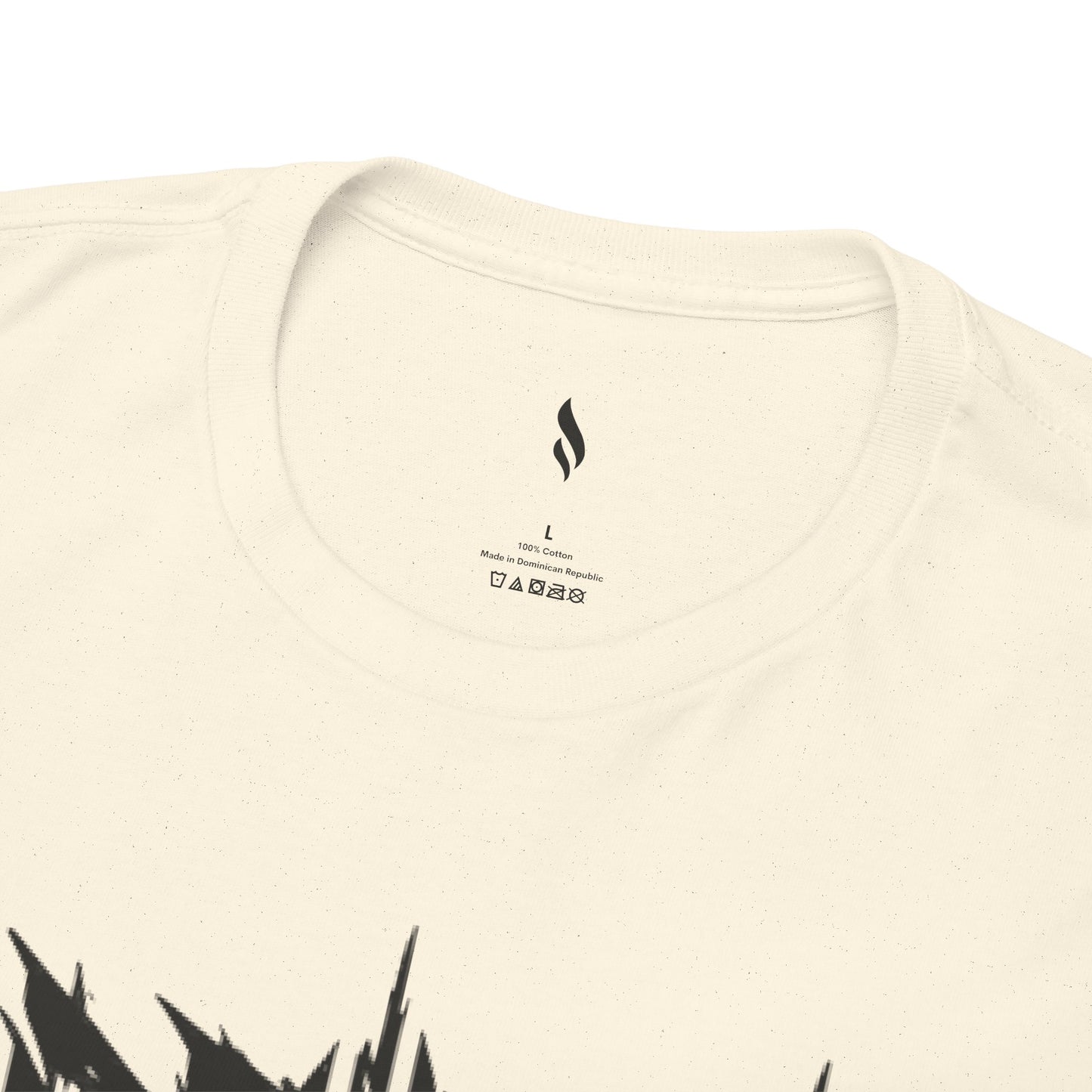 Obsidian Warrior Graphic Unisex Heavy Cotton Tee - Bold Streetwear for Gamers