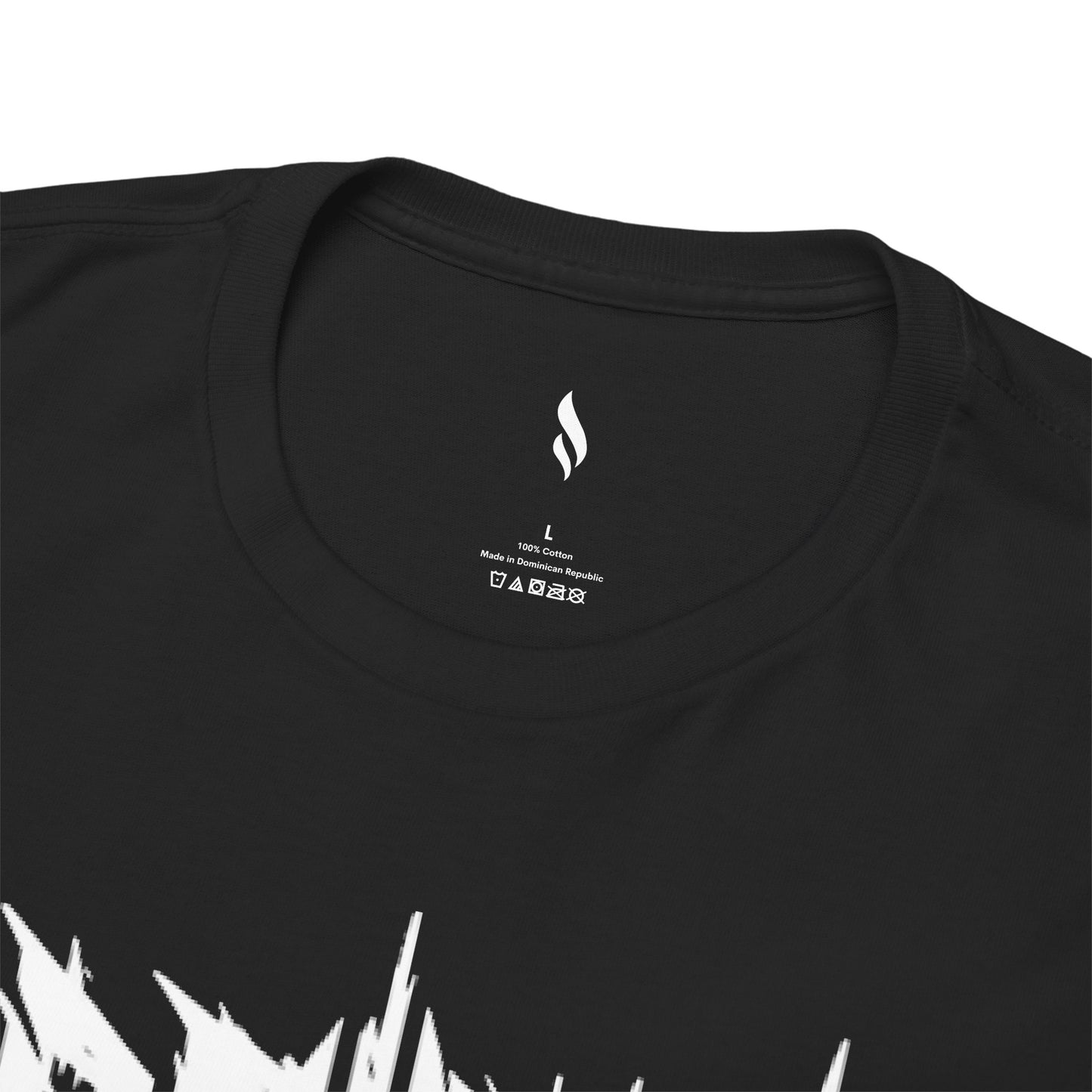 Obsidian Warrior Graphic Unisex Heavy Cotton Tee - Bold Streetwear for Gamers