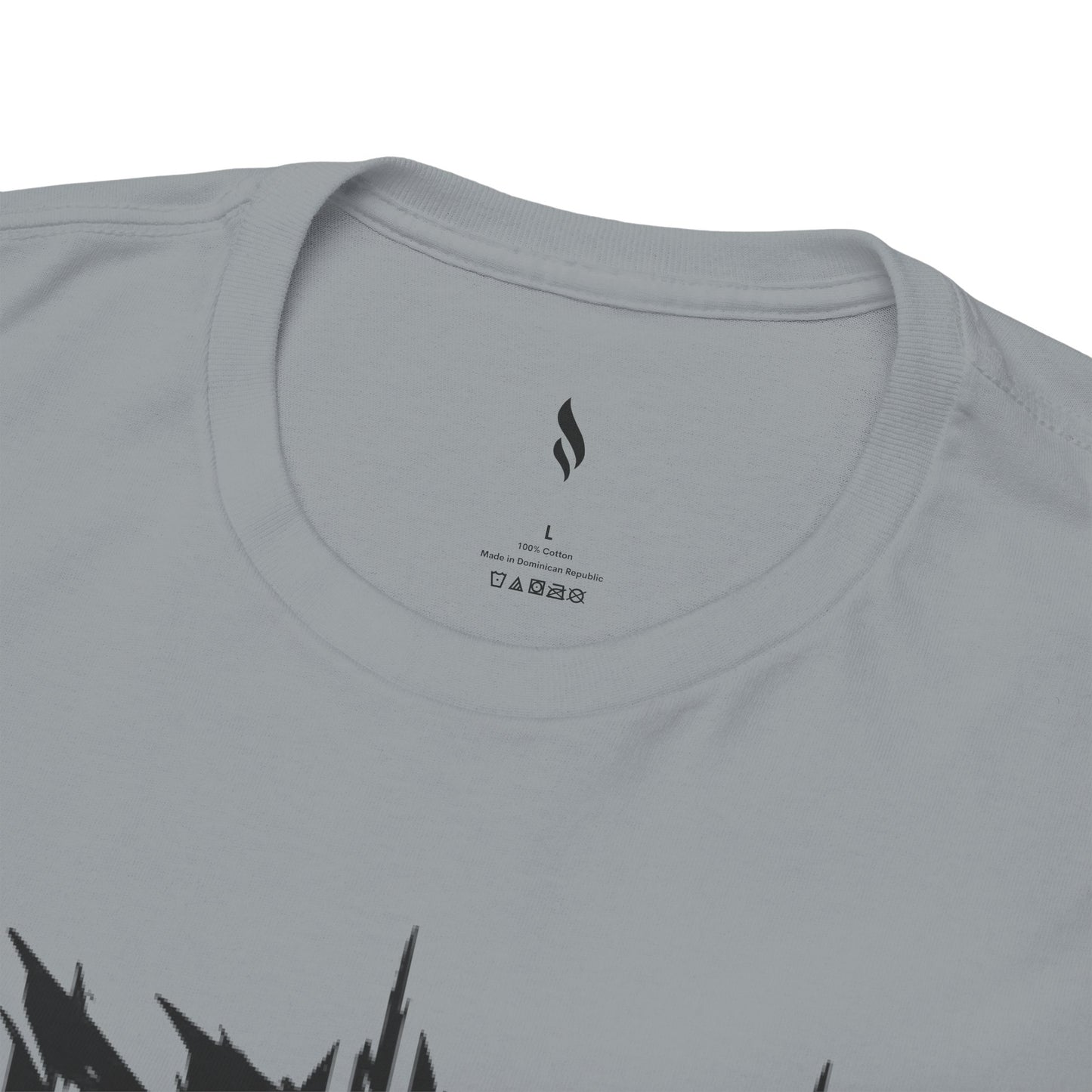 Obsidian Warrior Graphic Unisex Heavy Cotton Tee - Bold Streetwear for Gamers