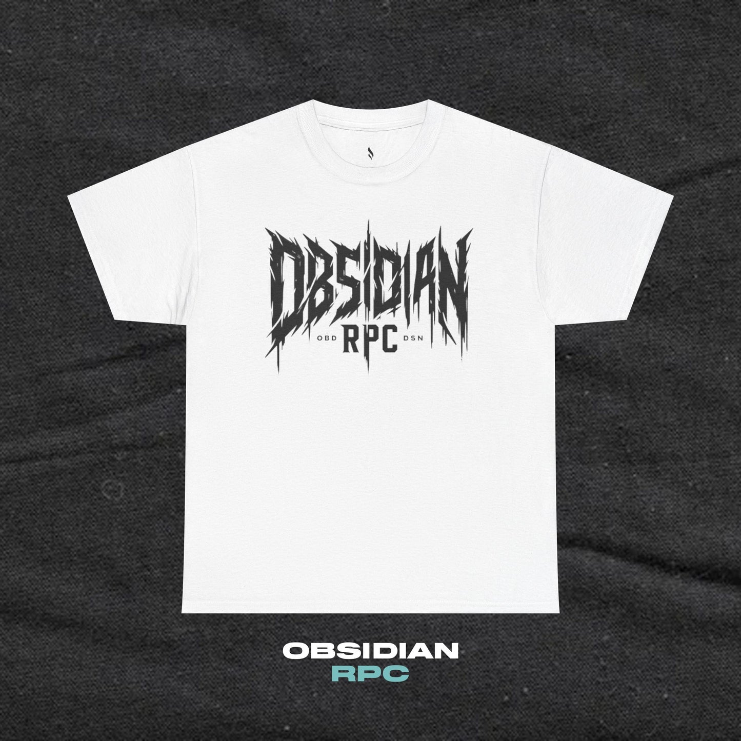 Obsidian Warrior Graphic Unisex Heavy Cotton Tee - Bold Streetwear for Gamers