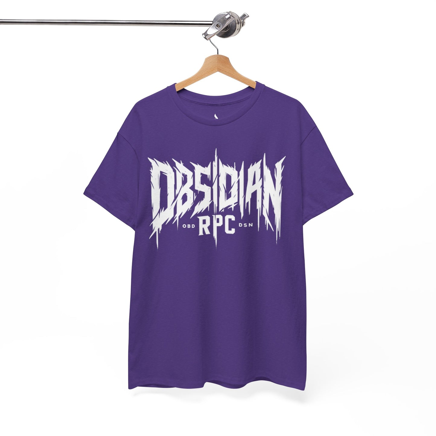 Obsidian Warrior Graphic Unisex Heavy Cotton Tee - Bold Streetwear for Gamers