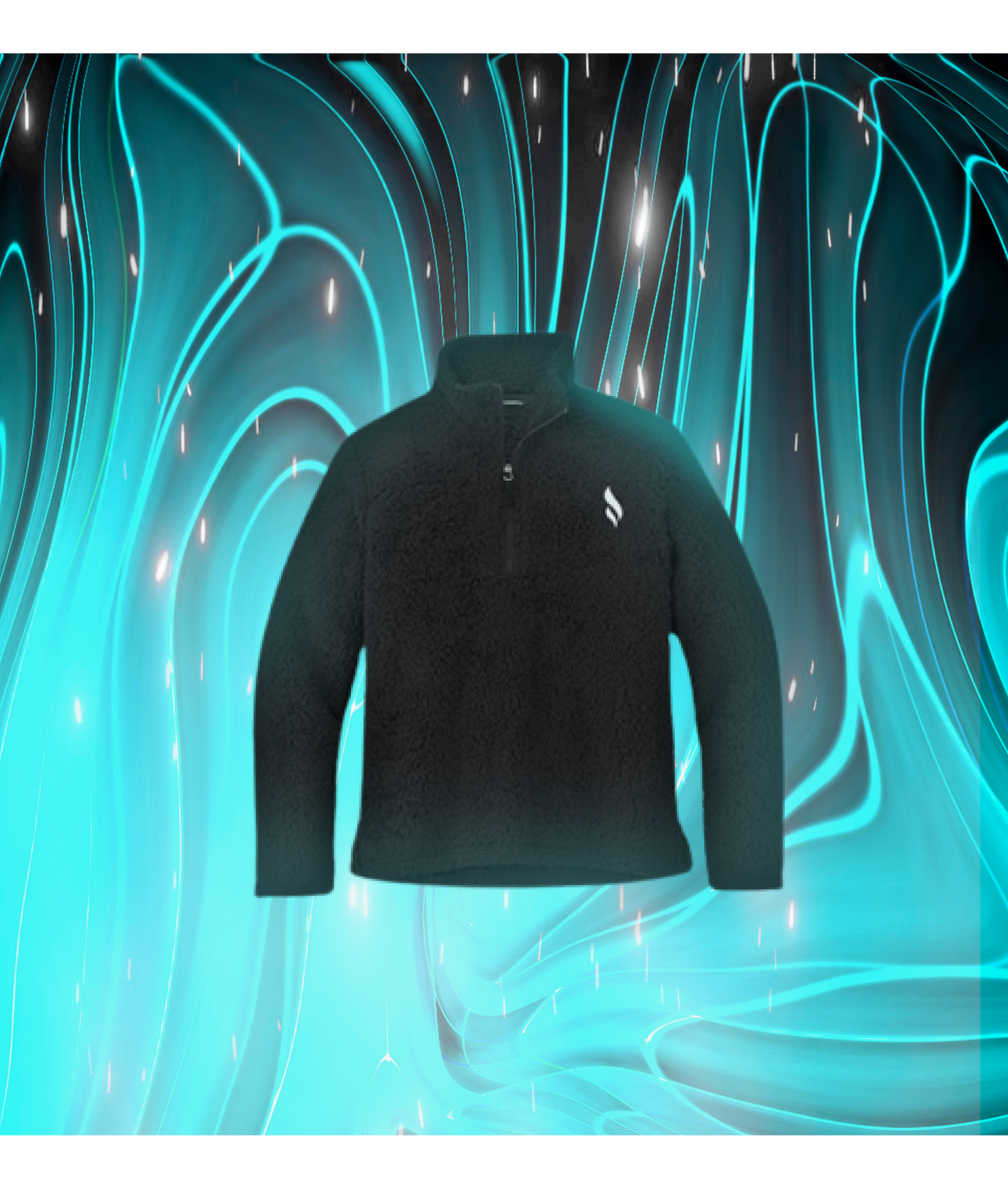 Teddy Jacket ZIP OBSIDIAN White
