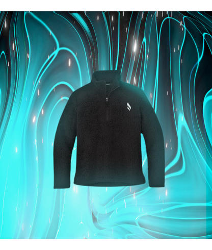 Teddy Jacket ZIP OBSIDIAN White
