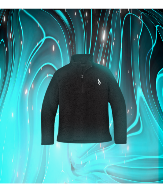 Teddy Jacket ZIP OBSIDIAN White