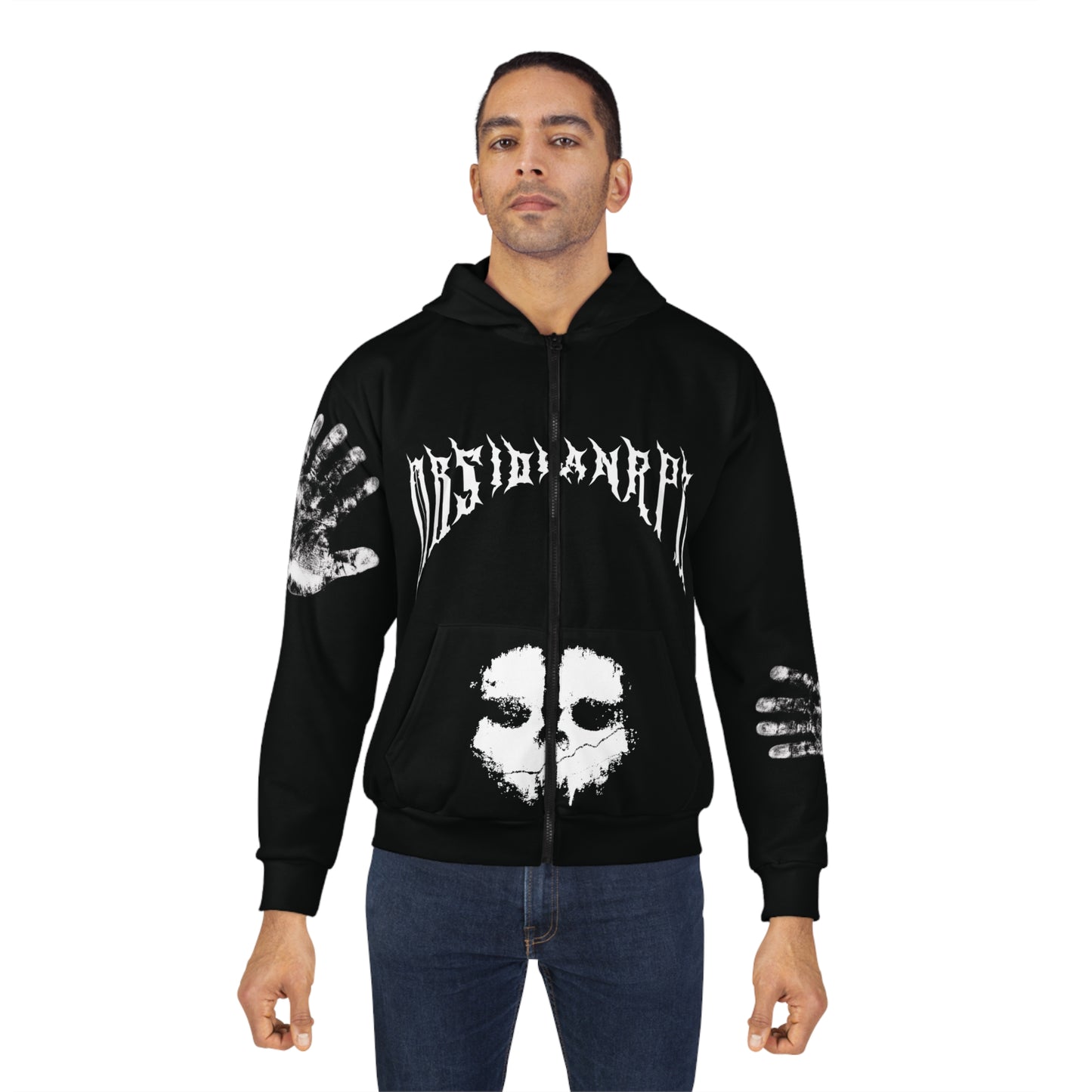 Dark Art Unisex Zip Hoodie